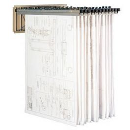 Plan Rack Officeworks PlanFiles Vertical Storage Vertical Clamp Files Clamp Planfile Wall ...