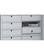 2-Compartment Insert  4  2-Compartment insert  Ideal for laptops or notebooks  Both compartments are secured with their own lock and 2 keys   Each Compartment  16 0 W x 14 5 D x 4 5 H