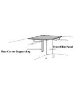 BC Tables 36  High 2 Section Oversize Sorters