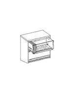 36  Legal to Letter Size Adapter For 12  Fixed Shelves