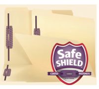 LETTER SIZE 11-5 8  W x 9-1 2  H Overall  9  Body Two SafeSHIELD bonded style fastener in position 1   3