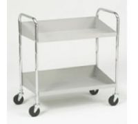 2-Shelf Mobile Tote Cart