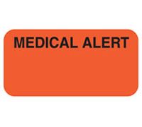 Name Alert Labels - Fluorescent Red