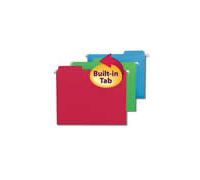 FasTab   Hanging Folders  Letter Size  Larger Tabs  Assorted Colors
