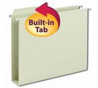 Letter Size  FasTab   Box Bottom Hanging Folders 1 3-cut  assorted tabs  11-3 4  W x 10  H  Exclusive of Rods 
