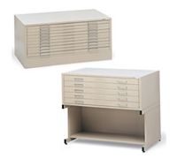 10-Drawer C-Plan Files  Drawer Size  50 W x 5 8 H x 38-3 4 D