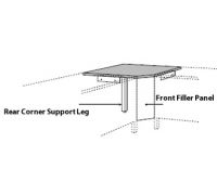 CTA Tables 2 Section Legal Size Sorters