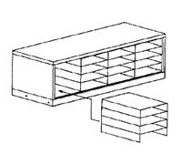 Legal Size Flat Form Storage  set of 1  