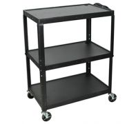 Mobile AV Cart  Extra Large  Adjustable Height