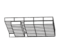 5 High 5 4- 48  Wide ThinStak Shelving BiSlider Mobile Filing Systems