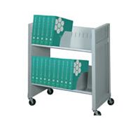 Two binder file shelves   4  movable dividers