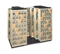 ThinStak   36  Wide Shelving QuadSlider Mobile Filing Systems