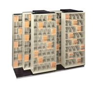 5-High 4 3 3 - 36  Wide ThinStak Shelving TriSlider Mobile Filing Systems