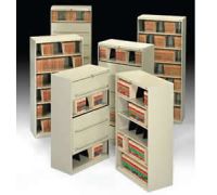 Fixed Shelf Lateral File - Letter   Legal Size Filing  Open Unit Fixed Shelf Lateral File 5-Levels  63-1 2  High