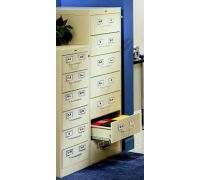 5 Drawers Card Files Unit  19  Wide