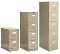 Letter Size  4-Drawer Vertical Files  w o Follower Block