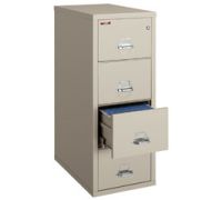 4-Drawer Vertical Files  1-Hour Rated