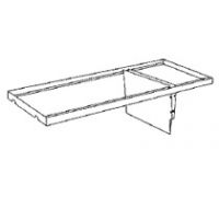 Rails - Accommodate Suspended Pockets  ideal for storage of forms or paper where space is at a premium and frequent handling for storage and or retrieval is not required   Height  1   allow 11  for Rail with Suspended Pockets    39-1 2  Wide Rail  for 42