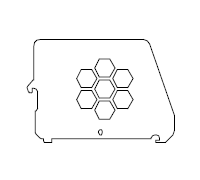 Optional Dividers to be used with single and or double entry shelves 