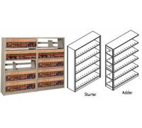 LETTER STARTER 6-Shelves  5 Openings  76-1 4  H