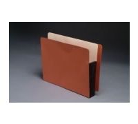 Economy Full End Tab Expansion File Pockets Paper Gussets Legal Size  15-1 2  W x 9-1 2  H  9  H Front