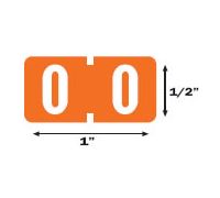 Numeric  8   Yellow  1000 Roll  TAB Match 1280 Series