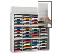 Legal Depth 48  Wide Security Sorter  48 Openings  Overall Size  51 W x 52-5 8 H x 15-3 4 D