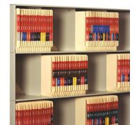 Legal Depth Vu-Stak   Slant Tiers Shelving