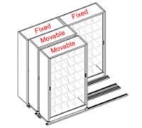 2 1 1 Kwik-Track System  48 W File Harbor Cabinets