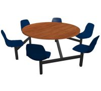 Jupiter 6 Seats with Laminate Self Edge Table   Shell Chairheads