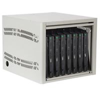 3  Caster LapTop Deport Cart 8 Capacity Unit w  Base   Laminate Top
