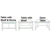 Intermediate Table Shelves for CMA or MBC Series Tables  Order ISM style with 24  deep CMA or MBC Tables   CMA tables will include the shelf support only when intermediate shelf is ordered with this table  or when ISSO option is requested when ordering th
