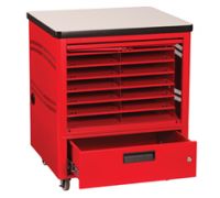 5  Casters NetBook Depot Pedestal - 12 Capacity Unit with Laminate Top