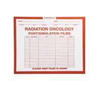 Radiation Oncology  Orange  165 - Category Insert Jackets  System I  Open Top  Carton of 250 