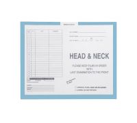 Head   Neck  Lt  Blue  5435 - Category Insert Jackets  System II  Open Top X-Ray Size  Carton of 250 