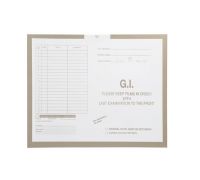 G I  Gastro Intestinal   Putty  454 - Category Insert Jackets  System II  Open Top X-Ray Size  Carton of 250 