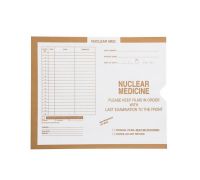 Nuclear Medicine  Manila  134 - Category Insert Jackets  System II  Open End Letter Size  Carton of 500 