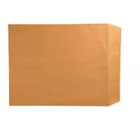 32 lb  Brown Kraft Negative Preserver  Open End  Plain - Not Printed  with Flap  14-1 2  x 17-1 2   Carton of 500 