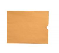 28 lb  Brown Kraft Negative Preserver  Open End  Plain - Not Printed  10-1 2  x 12-1 2   Carton of 500 