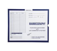 Mammography  Dark Blue  287 - Category Insert Jackets  System I  Open End  Carton of 250 