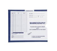Mammography  Dark Blue  287 - Category Insert File Jackets  System I  Open End Letter Size  Carton of 500 