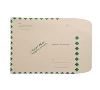 11pt Manila  11  x 13   Green Diamond Border  Ungummed X-Ray Film Mailers  Carton of 100 