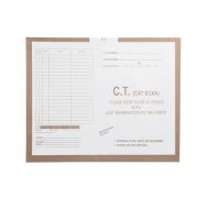 C T   Cat Scan   Khaki  468 - Category Insert Jackets  System II  Open Top X-Ray Size  Carton of 250 