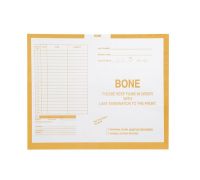 Bone  Yellow  109 - Category Insert Jackets  System I  Open Top  Carton of 250 