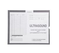 Ultra Sound  Gray  421 - Category Insert Jackets  System II  Open TopX-Ray Size  Carton of 250 