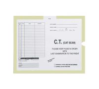 C T   Cat Scan   Khaki  468 - Ames Category Insert Jackets  System II  Open End  Carton of 250 