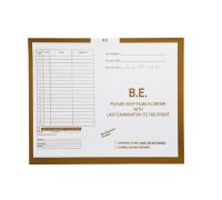 B E   Barium Enema   Gold  117 - Category Insert Jackets  System I  Open Top  Carton of 250 