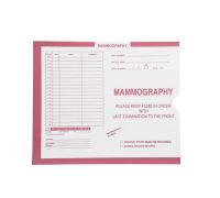 Mammography  Pink  190 - Category Insert Jackets  System II  Open End Letter Size  Carton of 500 