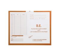 B E   Barium Enema   Golden  129 - Category Insert Jackets  System II  Open Top X-Ray Size  Carton of 250 