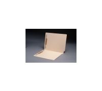 11 pt Manila Folders with Clear Pocket  Full Cut 2-Ply End Tab  Letter Size  Fastener Pos  1    3  Box of 50 